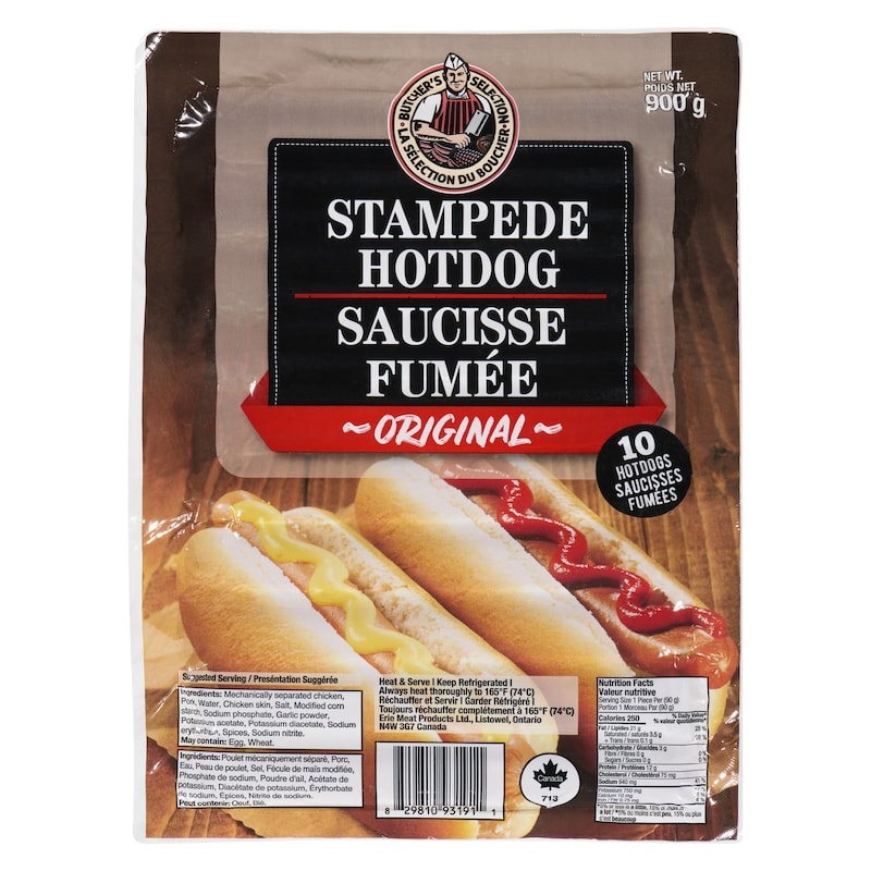 Butcher's Selection Stampede Hotdog Original - 900 g | Zehrs