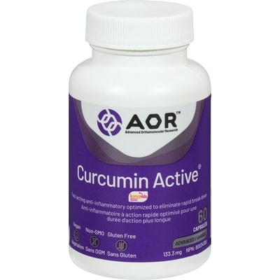 AOR Curcumin Active 133.3 mg 60 Vegi-Caps 60 ea, $1.33/1ea
