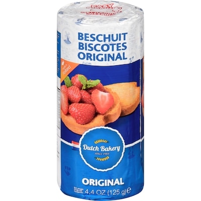 Dutch Bakery Original Dutch Rusk 125 g, $2.79/100g