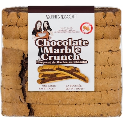 Bubbies Biscotti Chocolate Marble 256 g, $2.73/100g