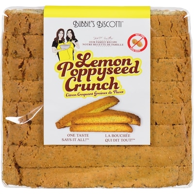 Bubbies Biscotti Lemon 256 g, $2.73/100g