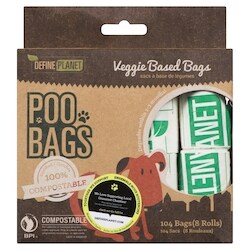 Define Planet Compostable Poo Bags - 104 ea | Your Independent Grocer