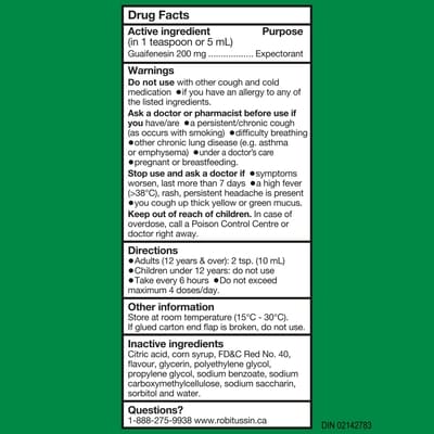 Mucus Et Expectorations Extra Fort (Sirop)
