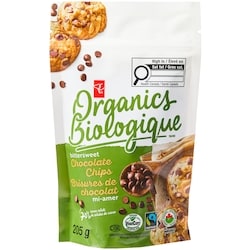 PC Biologique Brisures de chocolat mi-amer Biologique 205 g, 4,87 $/100g
