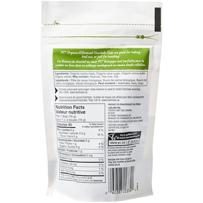 Brisures de chocolat mi-amer Biologique