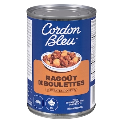 Cordon Bleu CORDON BL RAGOUT BOULETTES PAT 410 g, 1,10 $/100g