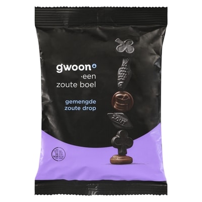 Gwoon Mixed Drop Light Salt 400 g, $1.62/100g