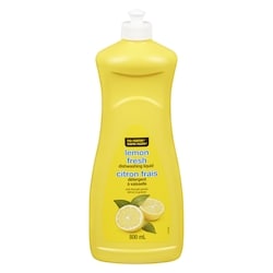 Sans Nom Détergent à vaisselle parfum de citron frais 800 ml, 0,44 $/100ml