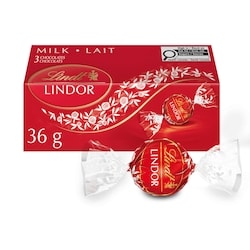 Lindt Boîte de trois Truffes LINDOR au chocolat au lait 36 g, 6,94 $/100g