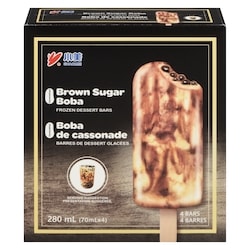 Shao Mei Barre dessert Boba perle de tapioca au sucre brun 280 ml, 3,21 $/100ml