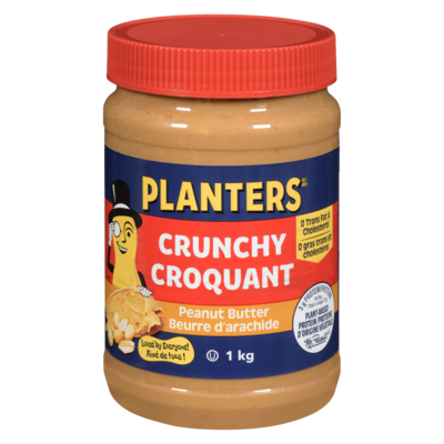 Planters Crunchy Peanut Butter 1 kg, $0.65/100g