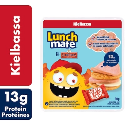 Schneiders Trousse-collation au kielbassa 90 g, 5,00 $/100g
