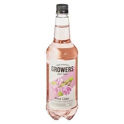 Growers Flavoured Cider Rosé Cider (ID required at pick-up) 1000 ml, $1.04/100ml