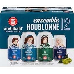 Archibald Archibald Mix Houblon 12X355 (Pièce d’identité requise au moment du ramassage) 12x355.0 ml, 0,54 $/100ml