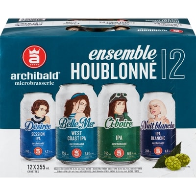 Archibald Archibald Mix Houblon 12X355 (Pièce d’identité requise au moment du ramassage) 12x355.0 ml, 0,60 $/100ml