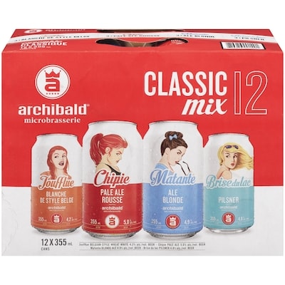 Archibald Signature Pack Beer (ID required at pick-up) 12x355.0 ml, $0.49/100ml