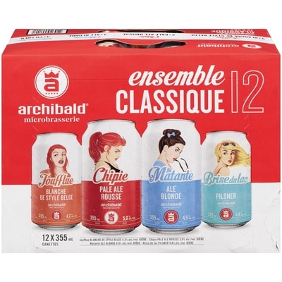 Archibald Ensemble Signature Bière (Pièce d’identité requise au moment du ramassage) 12x355.0 ml, 0,49 $/100ml