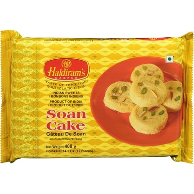 Haldiram Indian Sweets Soan Cake 400 g, $1.57/100g