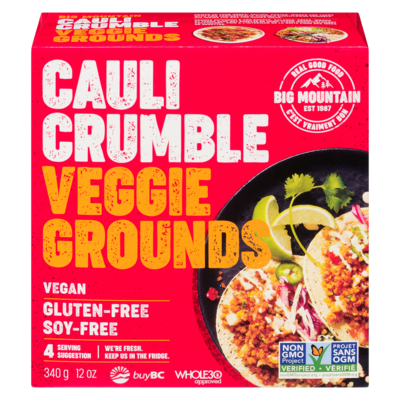 Big Mountain Caulicrumble Veg Grounds 340 g, $2.35/100g