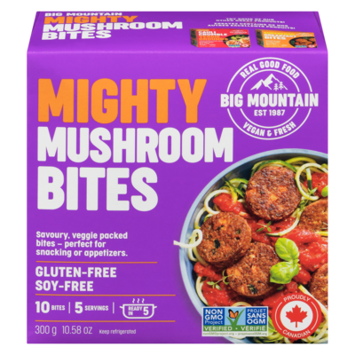 Big Mountain Mighty Mushroom Bites 300 g, $2.66/100g
