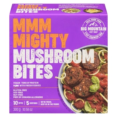 Big Mountain Mighty Mushroom Bites 300 g, $2.33/100g