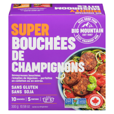Big Mountain Bgmt Bouchees De Champignons 300 g, 2,66 $/100g