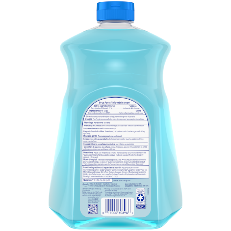 Antibacterial Liquid Hand Soap Refill, Spring Water