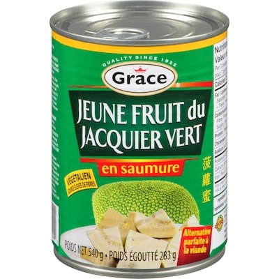 Grace Jeune Fruit Du Jacquier Vert En Saumure 540 ml, 0,52 $/100ml