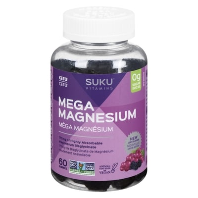 SUKU Magnesium Gummies 60 ea, $0.43/1ea
