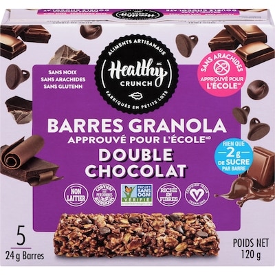 Healthy Crunch Hycr Barre Granola Double Choc 24 g, 27,04 $/100g