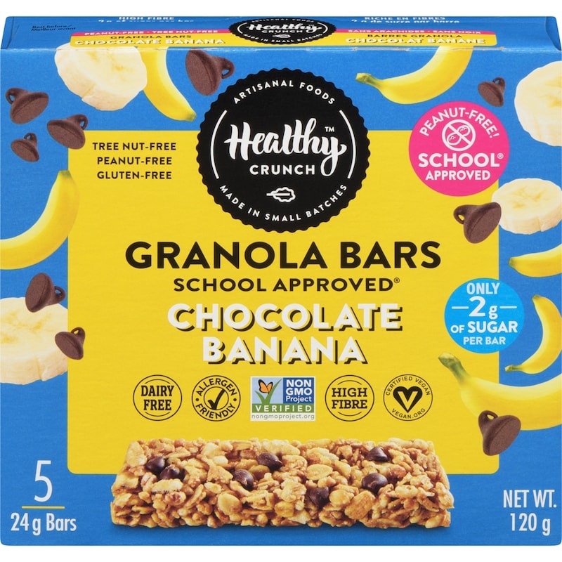 Granola Bars Chocolate Banana