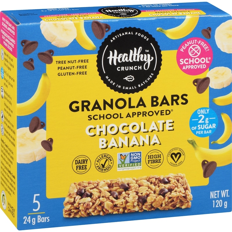 Granola Bars Chocolate Banana