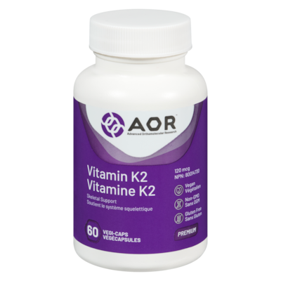 AOR 120 Mcg Vitamin K2 60x60.0 ea, $0.01/1ea
