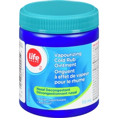 Life Brand Cold Rub Ointment 115 ml, $6.08/100ml