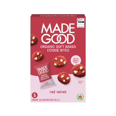 Made Good Red Velvet Soft Baked Cookies 120 g, $22.04/100g
