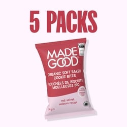 Made Good Red Velvet Soft Baked Mini Cookies 5pk - 24 g | Zehrs