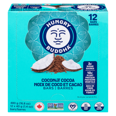 Hungry Buddha Keto Bar, Coconut Cocoa, 12-Pack 12x40.0 g, $6.46/100g