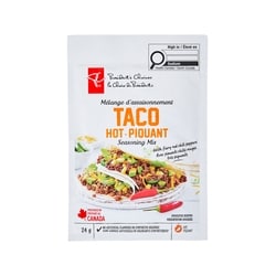 le Choix du Président Mélange d'assaisonnement taco piquant 24 g, 4,17 $/100g