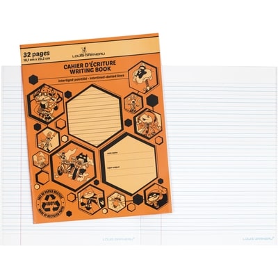 null Louis Garneau Small Exercise Books, Interlined, Assorted Colours, 32 Pages 1 ea, 1,00 $/1ch