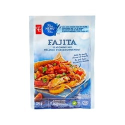 PC Menu Bleu Mélange d’assaisonnement pour fajitas 24 g, 5,37 $/100g