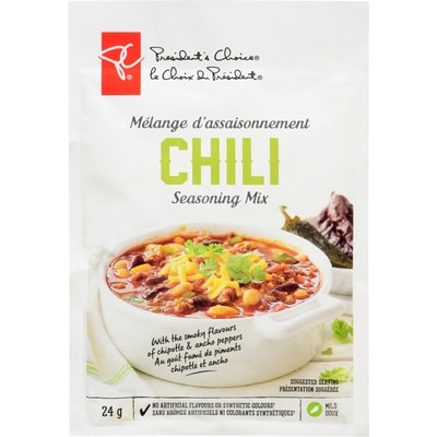 le Choix du Président Mélange d'assaisonnement chili 24 g, 4,17 $/100g