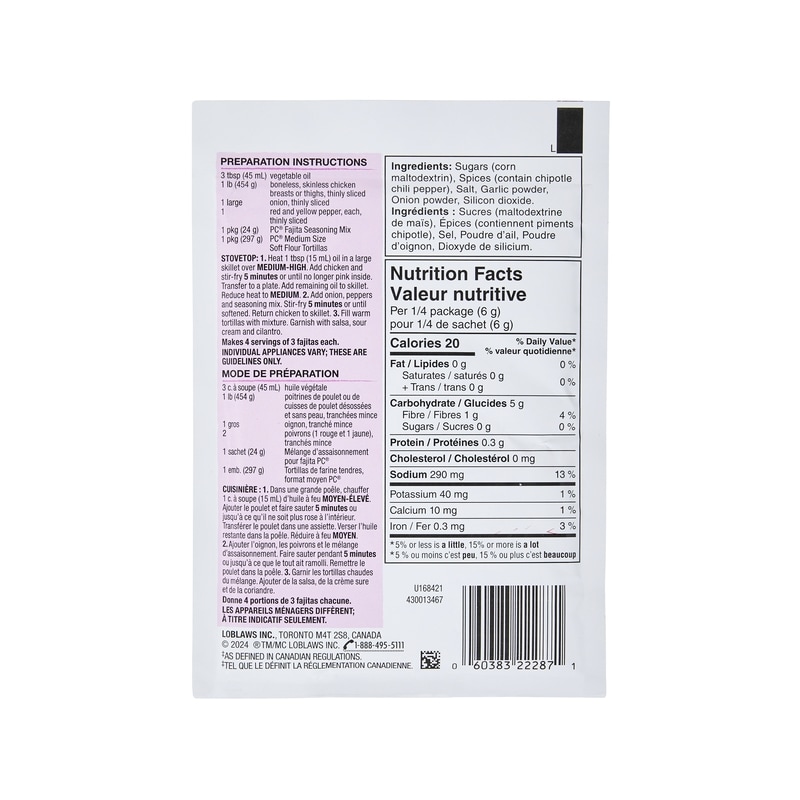 Fajita Seasoning Mix