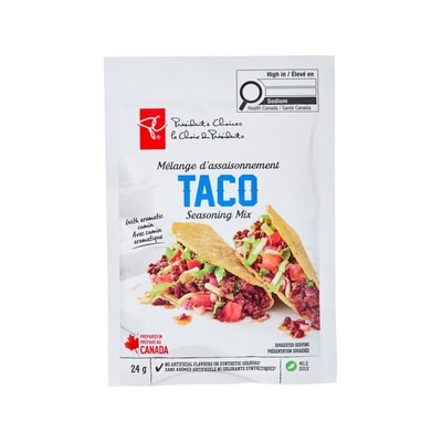 le Choix du Président Mélange d'assaisonnement taco 24 g, 5,37 $/100g