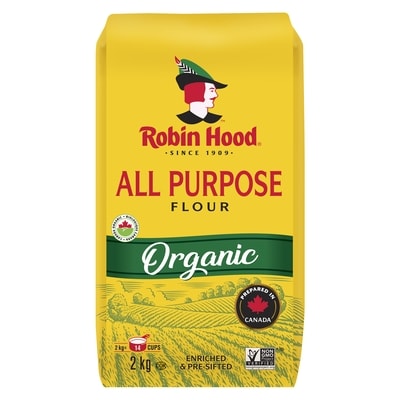 Robin Hood Organic All Purpose Flour 2 kg, $0.67/100g
