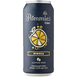 POMMIES Mimosa Cider (ID required at pick-up) 473 ml, $0.81/100ml