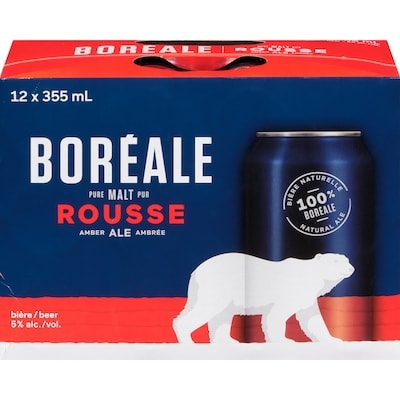 Boreale Pure Malt Rousse Beer (ID required at pick-up) 355 ml, $0.45/100ml