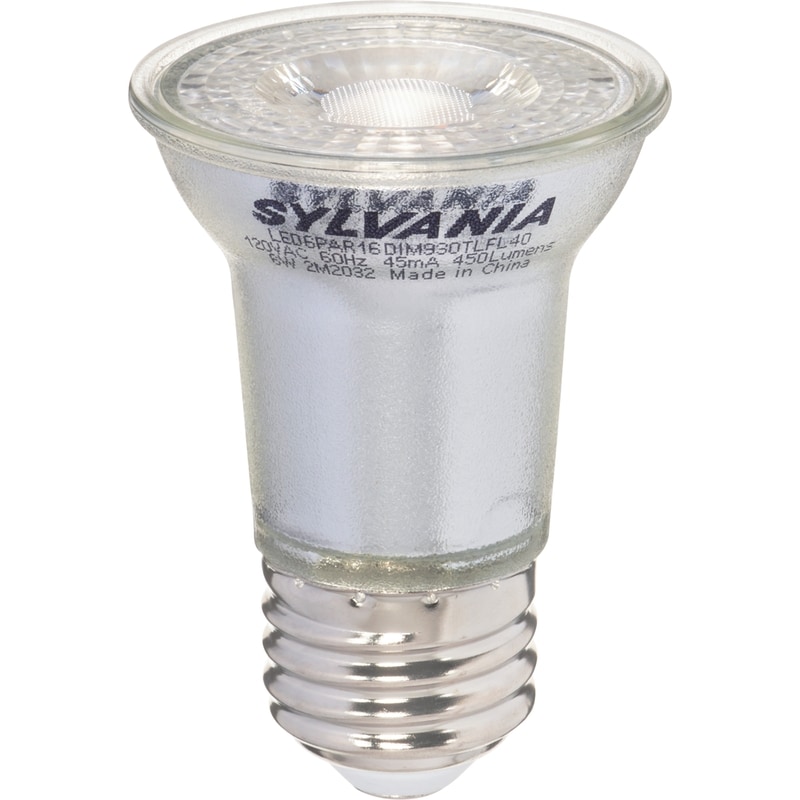 White Led 50 W 40° Flood Par16 Glass Bulb