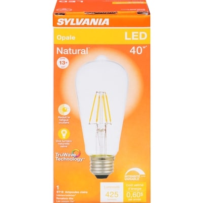 Sylvania St19 Ampoules Claire Opale Led 40 W 1 ea, 11,00 $/1ch
