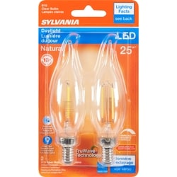 Daylight Led 25 W B10 Clear Bulbs