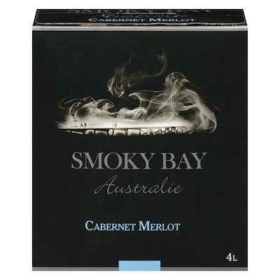 Smoky Bay Vin Rouge Cabernet Merlot (Pièce d’identité requise au moment du ramassage) 4000 ml, 1,25 $/100ml